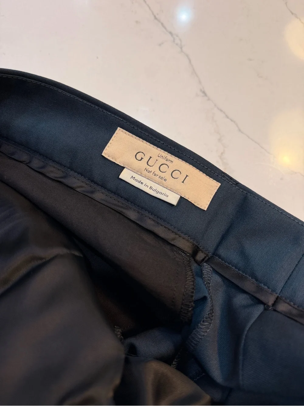 Men’s Gucci Dark Green/Blue Slacks (sz 54 euro= 36us)